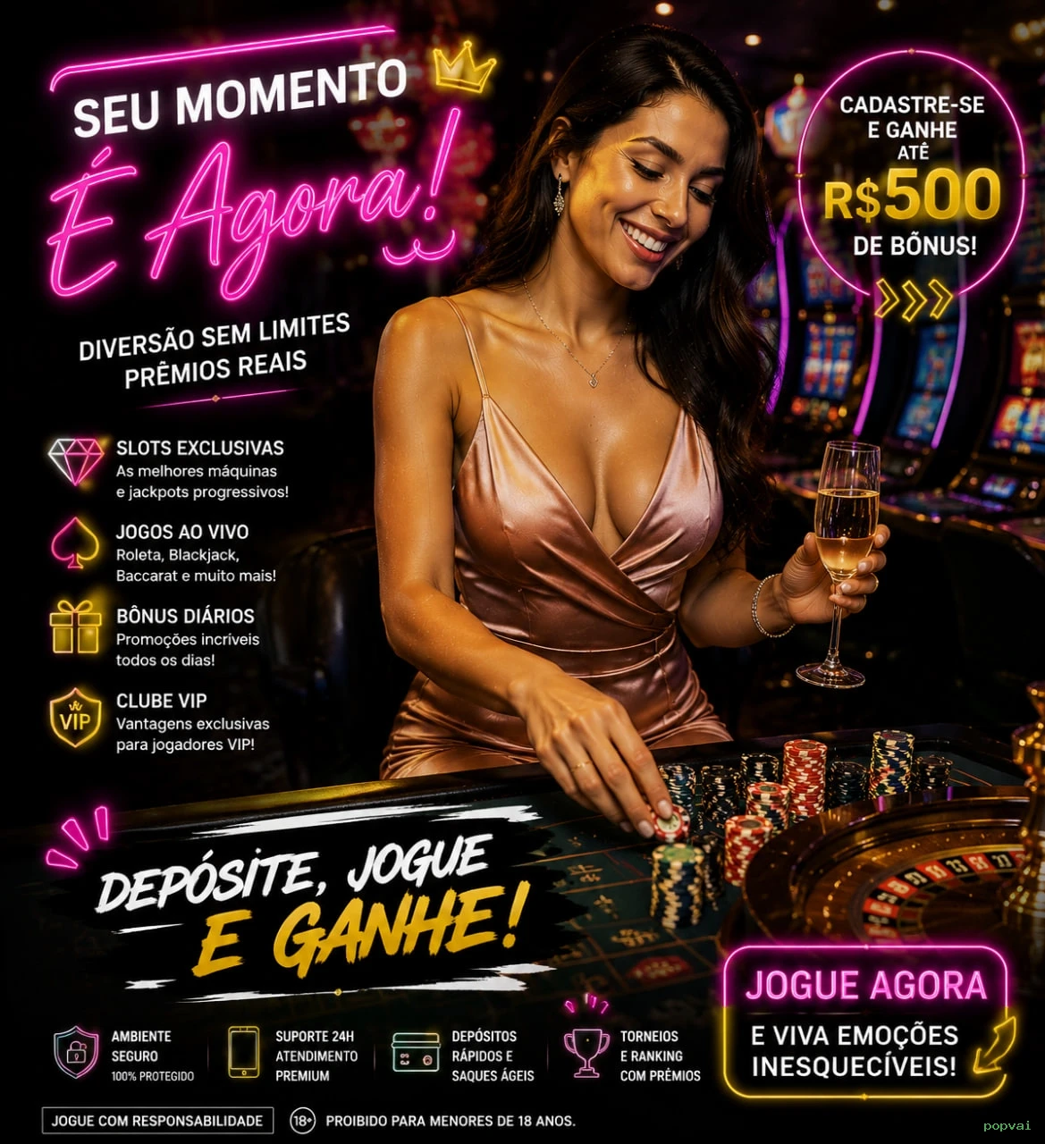 Métodos de pagamento aceitos na popvai
